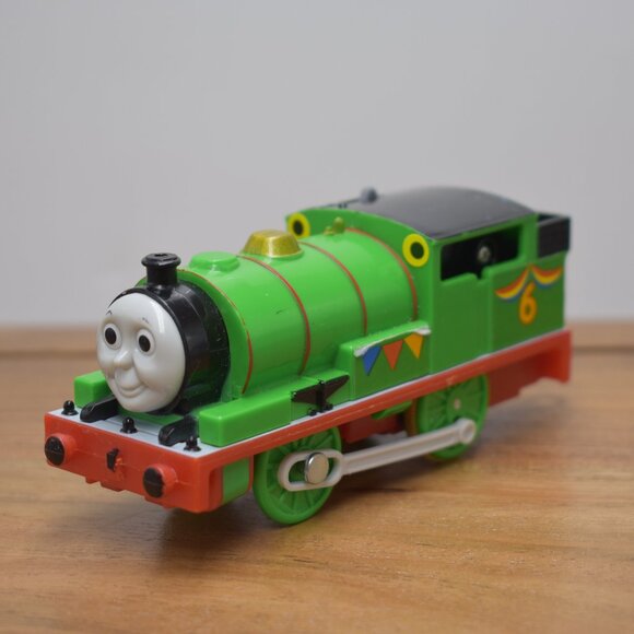 Percy Celebration Plarail Tomy 1994 2002 Trackmaster Motorized Train Engine Work - Picture 1 of 8